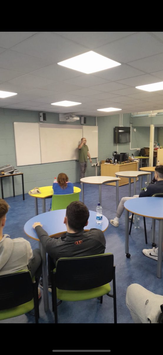 Doing in limerick today doing a talk with in classroom setting on mental health and drug awareness.