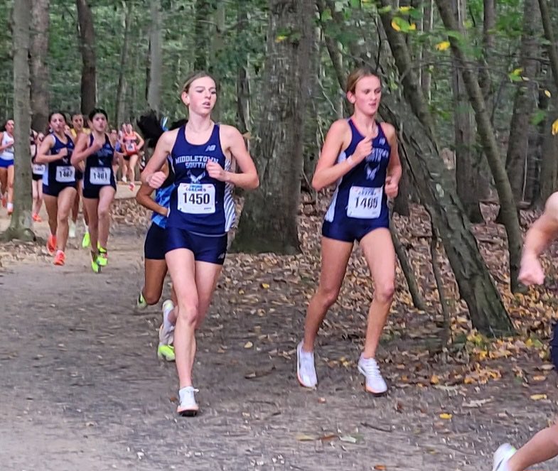 Midd South XC Varsity and JV  take 2nd at Monmouth County.
Still went out with team to celebrate after. So proud and such fun!  On to Manhattan!