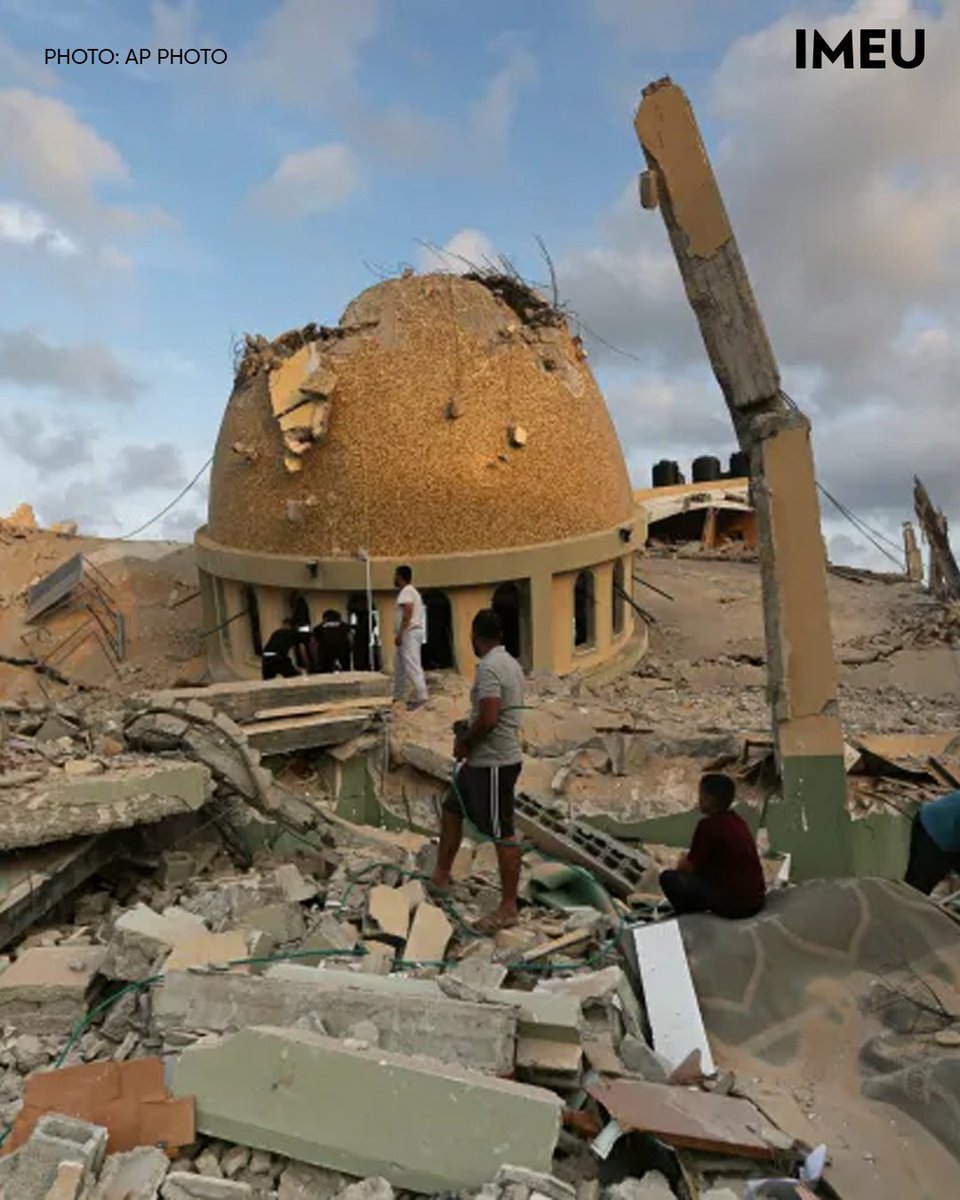 theIMEU's tweet image. Destruction of Gaza in Photos.

Gaza is home to 2 million Palestinians, half of whom are children. Israel is massacring them, bombing their neighborhoods to rubble – and top Israeli politicians are using genocidal language to justify it.