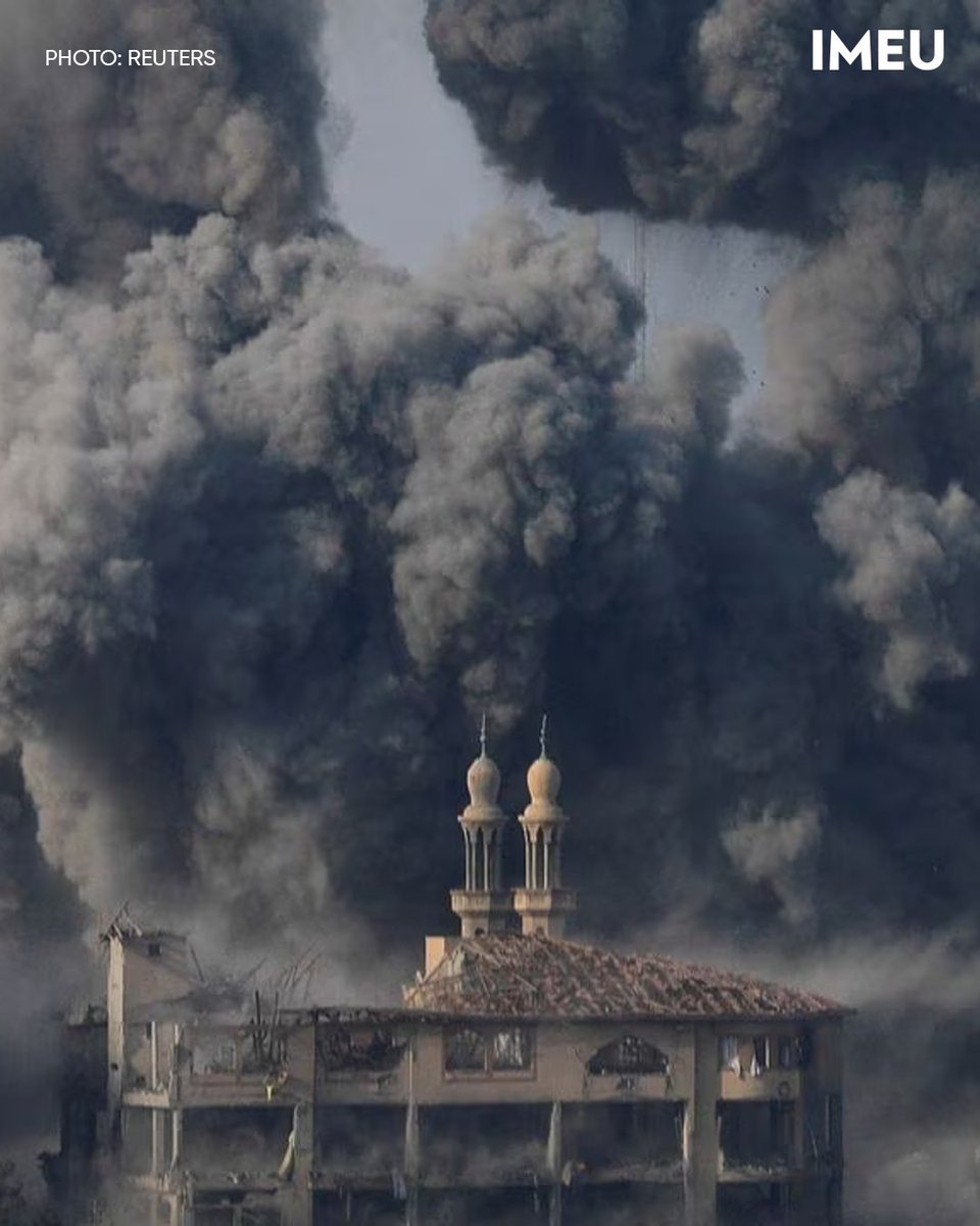 theIMEU's tweet image. Destruction of Gaza in Photos.

Gaza is home to 2 million Palestinians, half of whom are children. Israel is massacring them, bombing their neighborhoods to rubble – and top Israeli politicians are using genocidal language to justify it.
