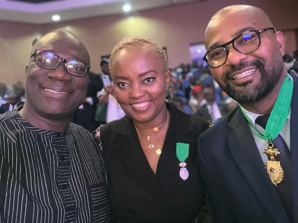 edithbrou's tweet photo. J'ai été élevée aujourd'hui au rang de Chevalier de l'Ordre du Mérite de L' Éducation Nationale de Côte d'Ivoire 🇨🇮

Merci à la Ministre de l'Éducation Nationale, Mme Mariatou Koné et à mon cher pays pour cette marque de reconnaissance 🙏🏾🧡🤍💚 https://t.co/sUC5UuATpZ