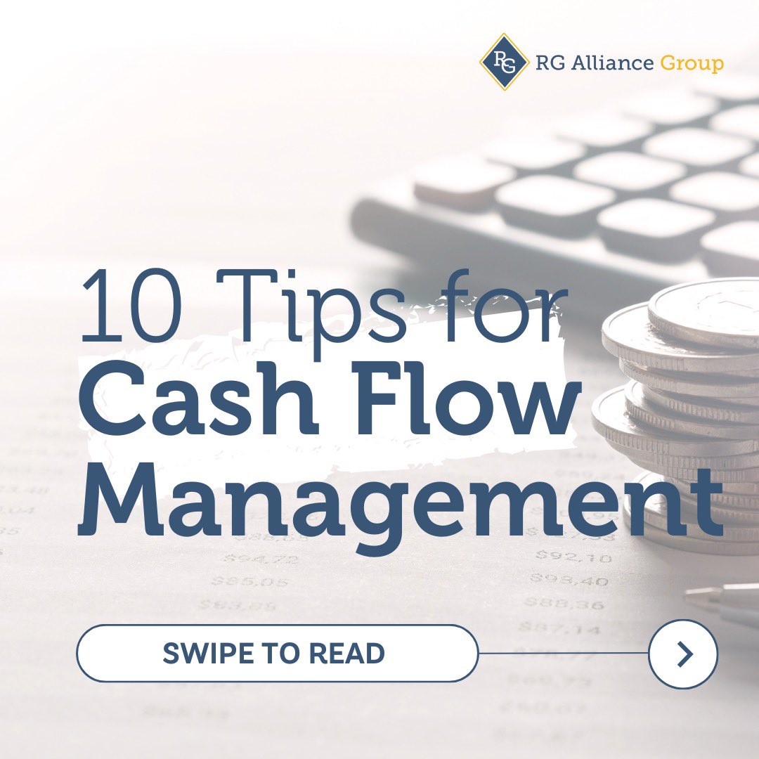 RGAllianceGroup's tweet photo. Master the art of cash flow management with these 10 key tips!💡💸 

#CashFlowManagement #FinancialSuccess https://t.co/zaP8Hf3ueL