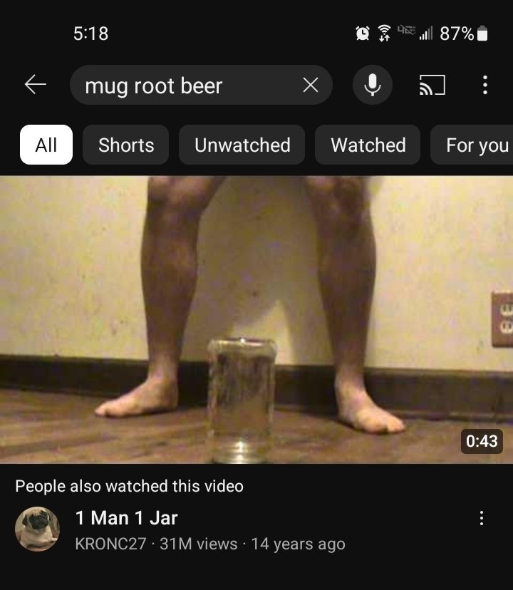 Mechatiempo's tweet photo. @RealMUGRootBeer @MugRootBeer 
@pepsi_jpn
The YouTube recommendations are jacked up!!! You need to fix this Mug! https://t.co/ExGKaNTeqz