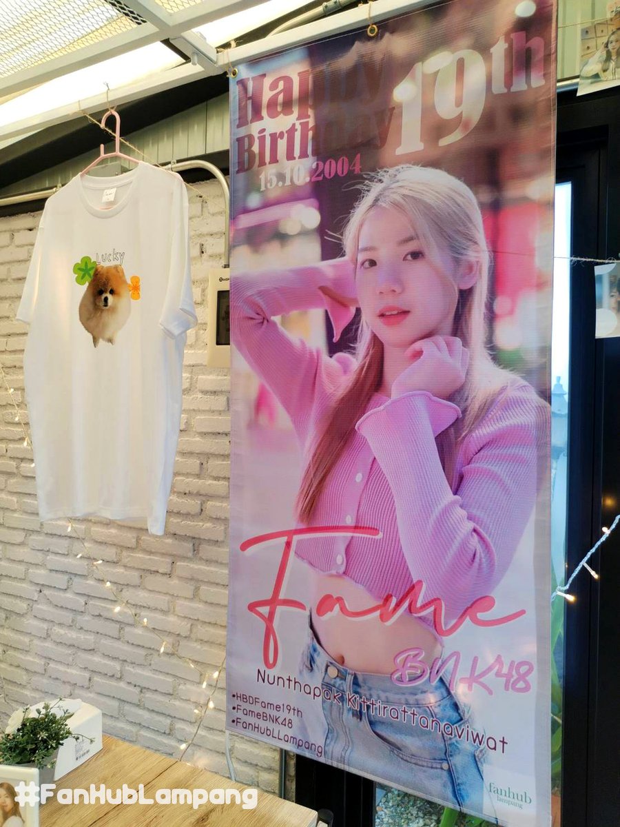 fanhublampang's tweet photo. มาแล้ว #HBDProject น้อง #FameBNK48
#FanHubLampang จัดฉลองวันเกิดที่ @LongTimeLampang  จังหวัดลำปางเป็นปีแรกนะครับ โดยจะจัดวันที่ 12-19 ตค.เลย FCน้องเฟมแวะมาเยี่ยมชมโปรเจ็กท์กันได้ยาวๆเลยนะครับ^^

#GoFameto19th
#FameBNK48
#BNK48
#FanhubLampang
#LongTimeAgoHOMECAFE https://t.co/MgtL5iEg3B