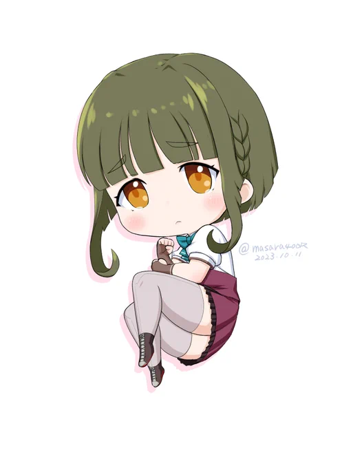 イベント完走なりませんでした… #艦これ版深夜の真剣お絵描き60分一本勝負 #艦これ版真剣お絵描き60分一本勝負_20231011
