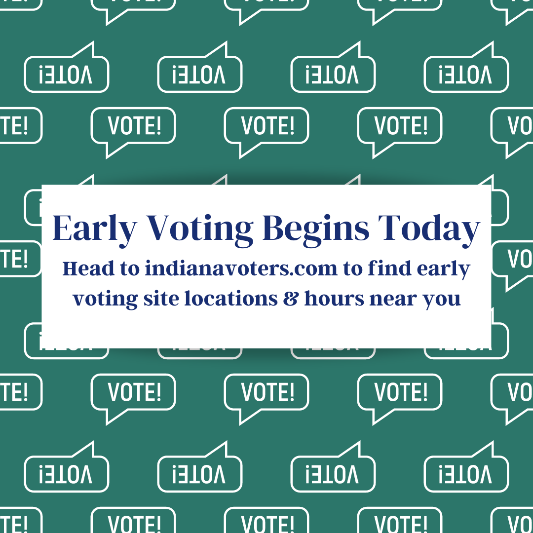 Consider voting early this election to ensure your voice is heard!