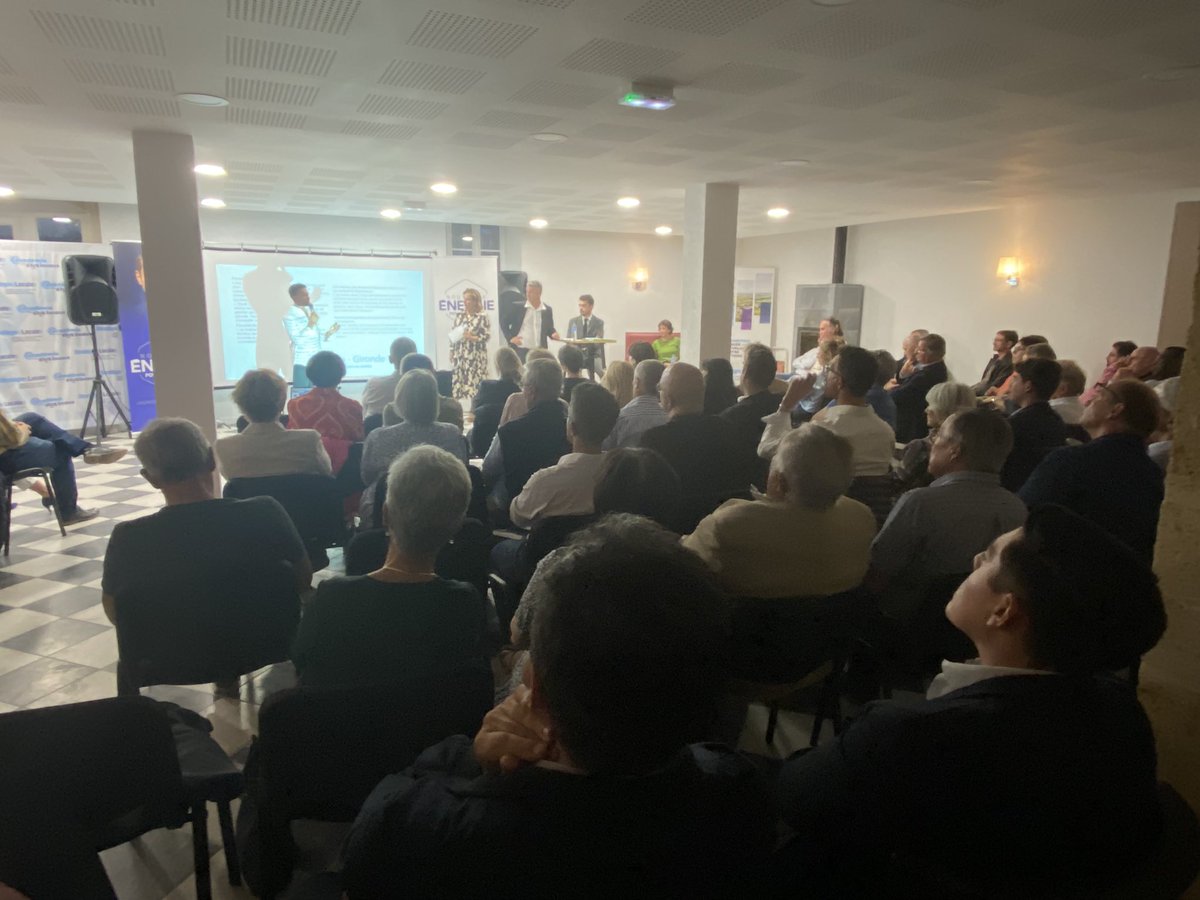 yvesdamecourt's tweet photo. Lancement de @Nouv_Energie #Gironde ce soir à #Preignac ! https://t.co/ck0TruBitu