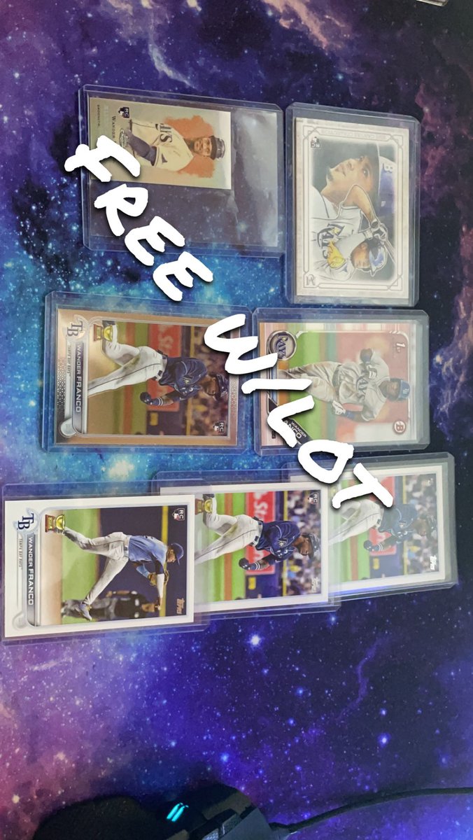 DNiedringhaus's tweet photo. Wander Franco Rookie/Prospect Lot
$135 shipped

Pricing for singles in pics. Thank you!
@sports_sell @HobbyConnector @Hobby_Connect https://t.co/ldXsUCuMNP