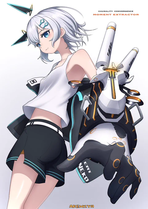 #イラスト #オリジナル[因果率改変]時空操腕モーメントエキストラクター 
