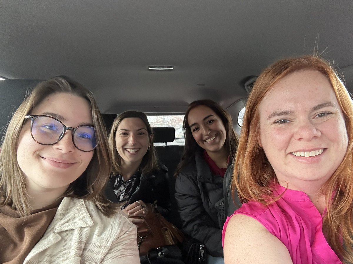 Une partie des girls du Giroux Lab en route pour #CRCQ2023 #CRCQ <a href="/AmiraIgouzoul/">Amira Igouzoul</a> <a href="/MollySedeuil/">Molly Sedeuil</a>