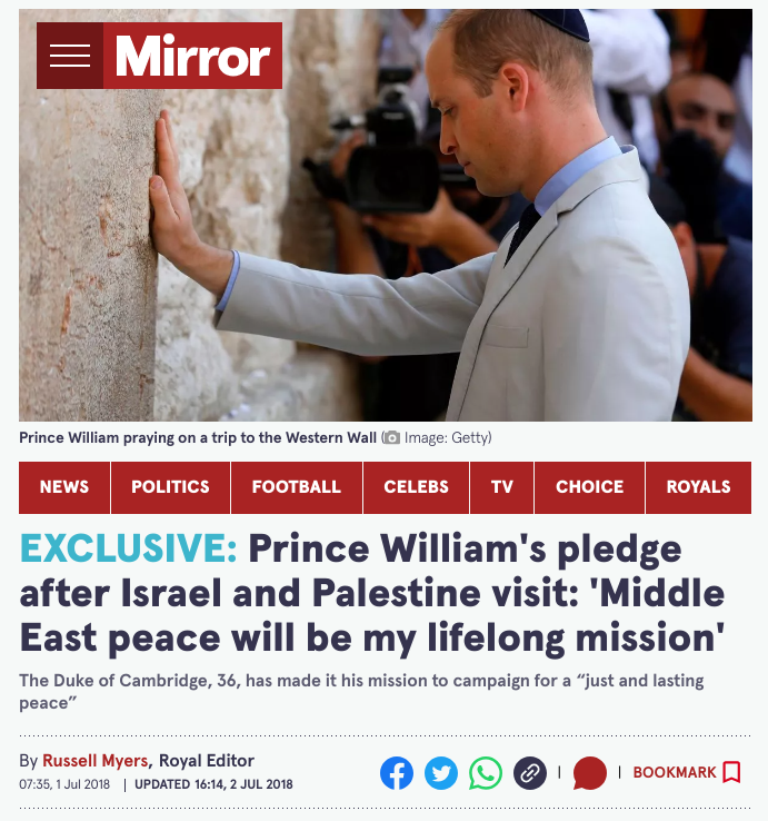 nomoremonarchs's tweet photo. Self-promoter William Windsor promised to "campaign" for #MiddleEastPeace.
He didn't.
Now he's announcing his emotions ("distress" & "hope").
But what *action* is he taking?
None.
He's a #royalfraud.
#PrinceOfPledging #royalpropaganda #NotMyPrince #AbolishTheMonarchy https://t.co/xpn2D04RDc