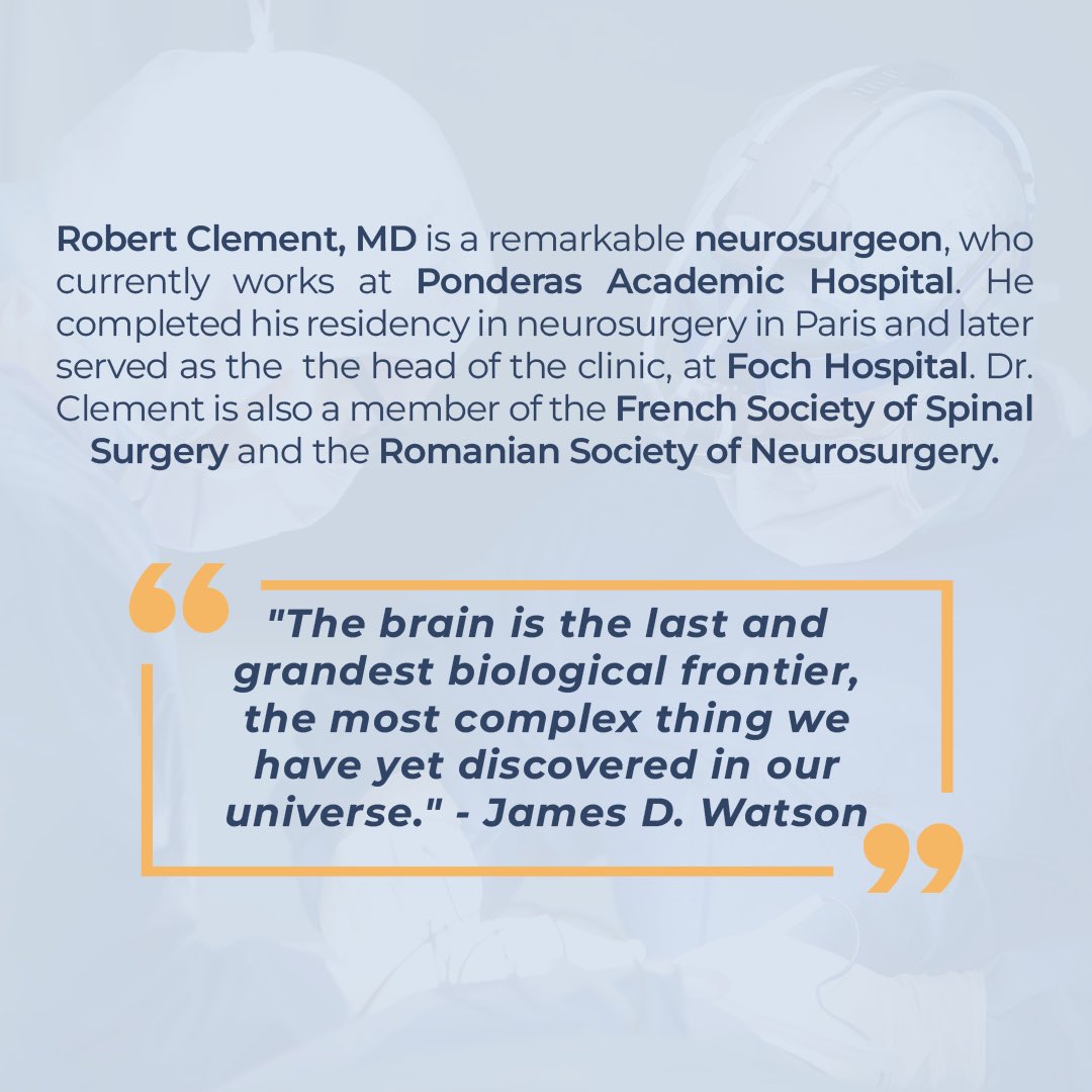 SURGICON2's tweet photo. 𝐑𝐨𝐛𝐞𝐫𝐭 𝐂𝐥𝐞𝐦𝐞𝐧𝐭, 𝐌𝐃 - 𝐍𝐞𝐮𝐫𝐨𝐬𝐮𝐫𝐠𝐞𝐫𝐲

"𝘛𝘩𝘦 𝘣𝘳𝘢𝘪𝘯 𝘪𝘴 𝘵𝘩𝘦 𝘭𝘢𝘴𝘵 𝘢𝘯𝘥 𝘨𝘳𝘢𝘯𝘥𝘦𝘴𝘵 𝘣𝘪𝘰𝘭𝘰𝘨𝘪𝘤𝘢𝘭 𝘧𝘳𝘰𝘯𝘵𝘪𝘦𝘳, 𝘵𝘩𝘦 𝘮𝘰𝘴𝘵 𝘤𝘰𝘮𝘱𝘭𝘦𝘹 𝘵𝘩𝘪𝘯𝘨 𝘸𝘦 𝘩𝘢𝘷𝘦 𝘺𝘦𝘵 𝘥𝘪𝘴𝘤𝘰𝘷𝘦𝘳𝘦𝘥 𝘪𝘯 𝘰𝘶𝘳 𝘶𝘯𝘪𝘷𝘦𝘳𝘴𝘦." https://t.co/DfBGeJZcK0