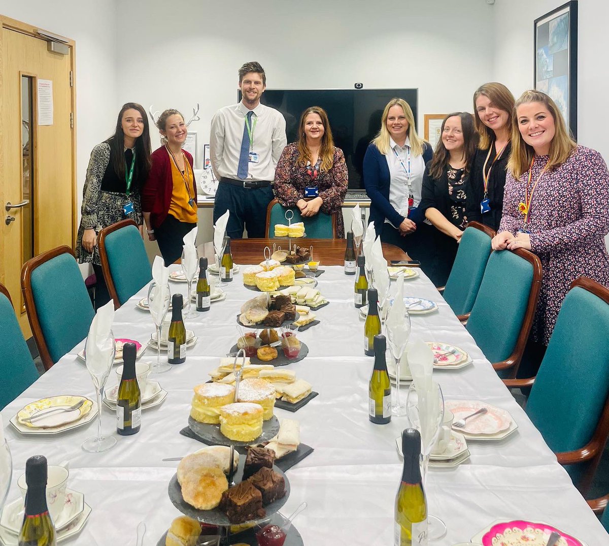 Today was a very special day- the English team were treated to a spectacular afternoon tea as a prize for our beautifully dressed classrooms, courtesy of Mrs Cheetham and the <a href="/y_pantfh/">Y Pant FH</a> department. This is what makes a school special! Thank you!