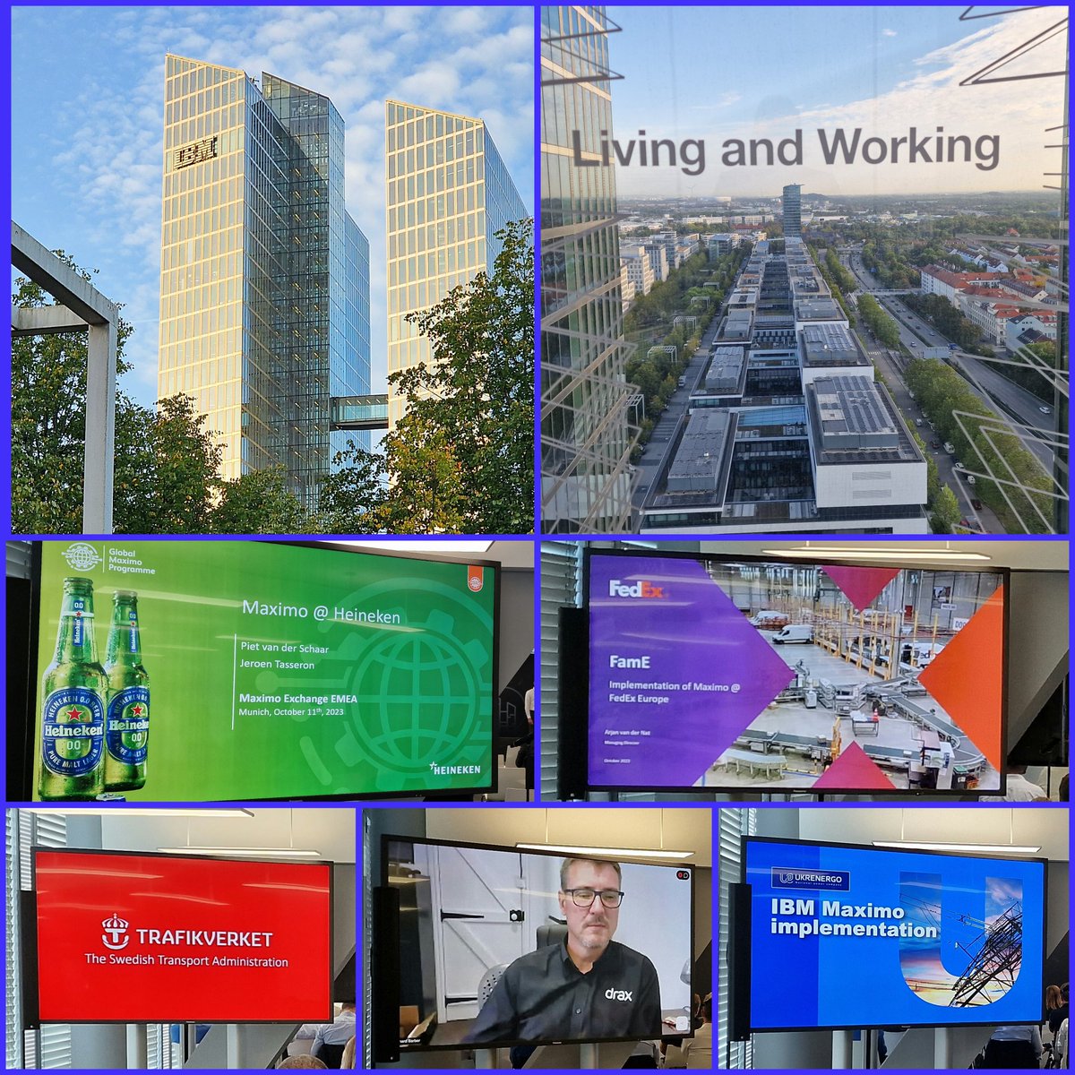 SCM_Ronald's tweet photo. IBM Maximo Exchange 2023 in Munich.....
Amazing event, really impressed with the 5 customer stories, of which 2 from the Netherlands! #proudIBMer
Thanks to all the BeNeLux clients for presenting and being there!
#ThinkAssetManagement #MAS #Maximo #eam #apm #alm #rcm #IoT #AI https://t.co/mloDkGzgys