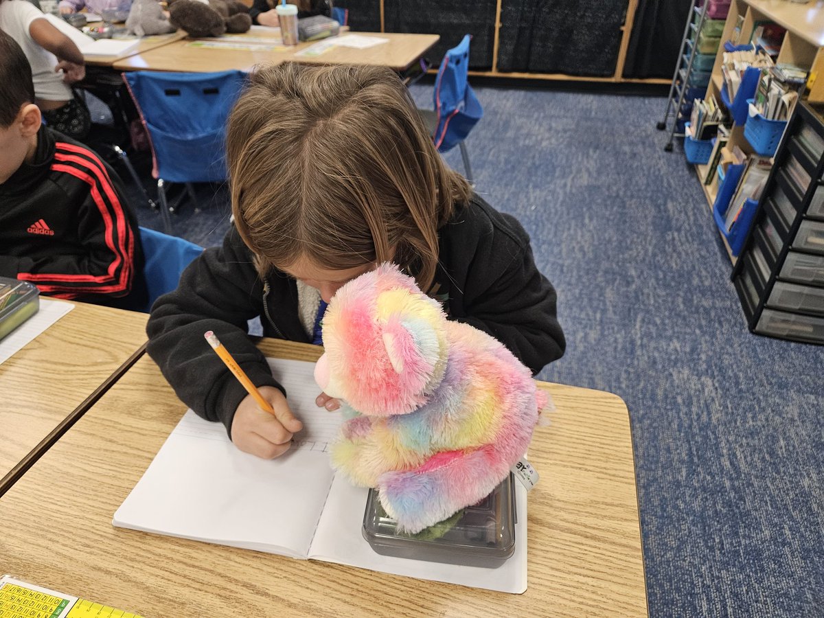 mrslape's tweet photo. Writing with our bears on National Bring Your Teddy Bear to School Day! https://t.co/UCSG3uRlEK
