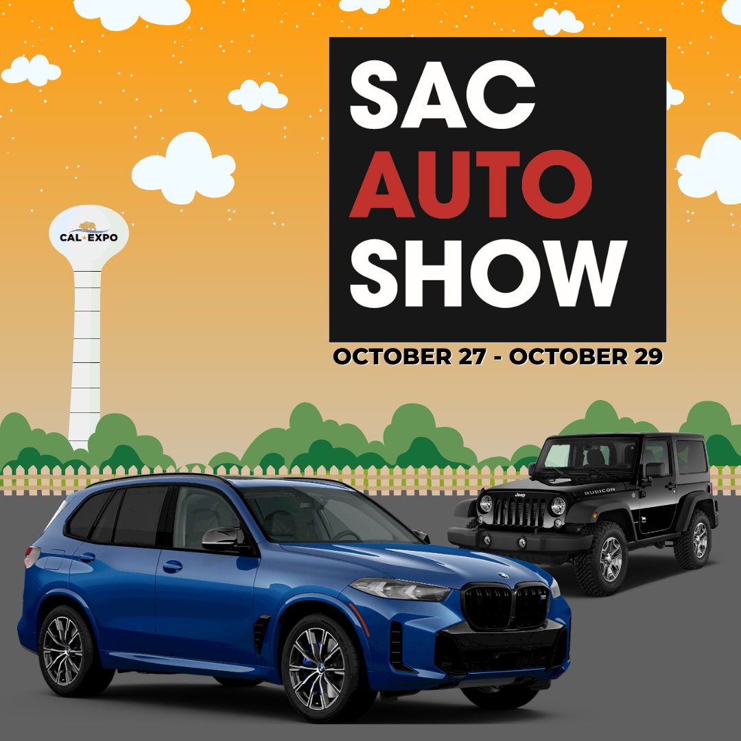 CAStateFair's tweet photo. 🚗 Rev up for the @SacAutoShow at #CalExpo, 🚗 Kids under 12 enter FREE. Discover new rides, collector classics, and an EV thrill. Your visit supports children's charities. Join the auto excitement! More info: https://t.co/b8Bb69NgEP https://t.co/TII9NWYxDX