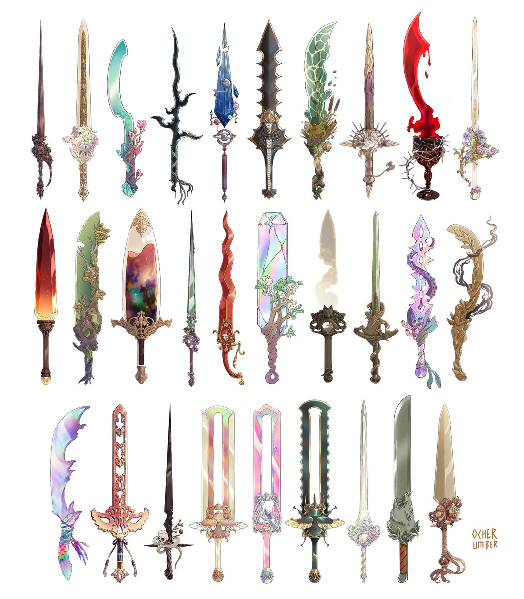 Behold my swords. #swordtember #swordtember2023