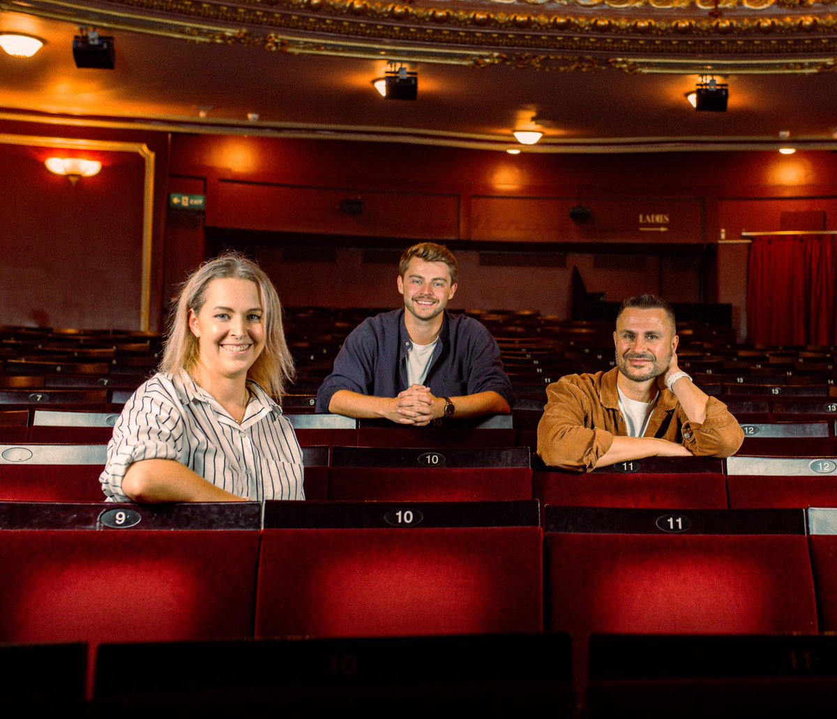 The LTR dream team! 🤍 Founder - @MattColeStage Programme Director - Moi Marketing Manager @lizaheinrichs #LTR #LondonTheatreRunway