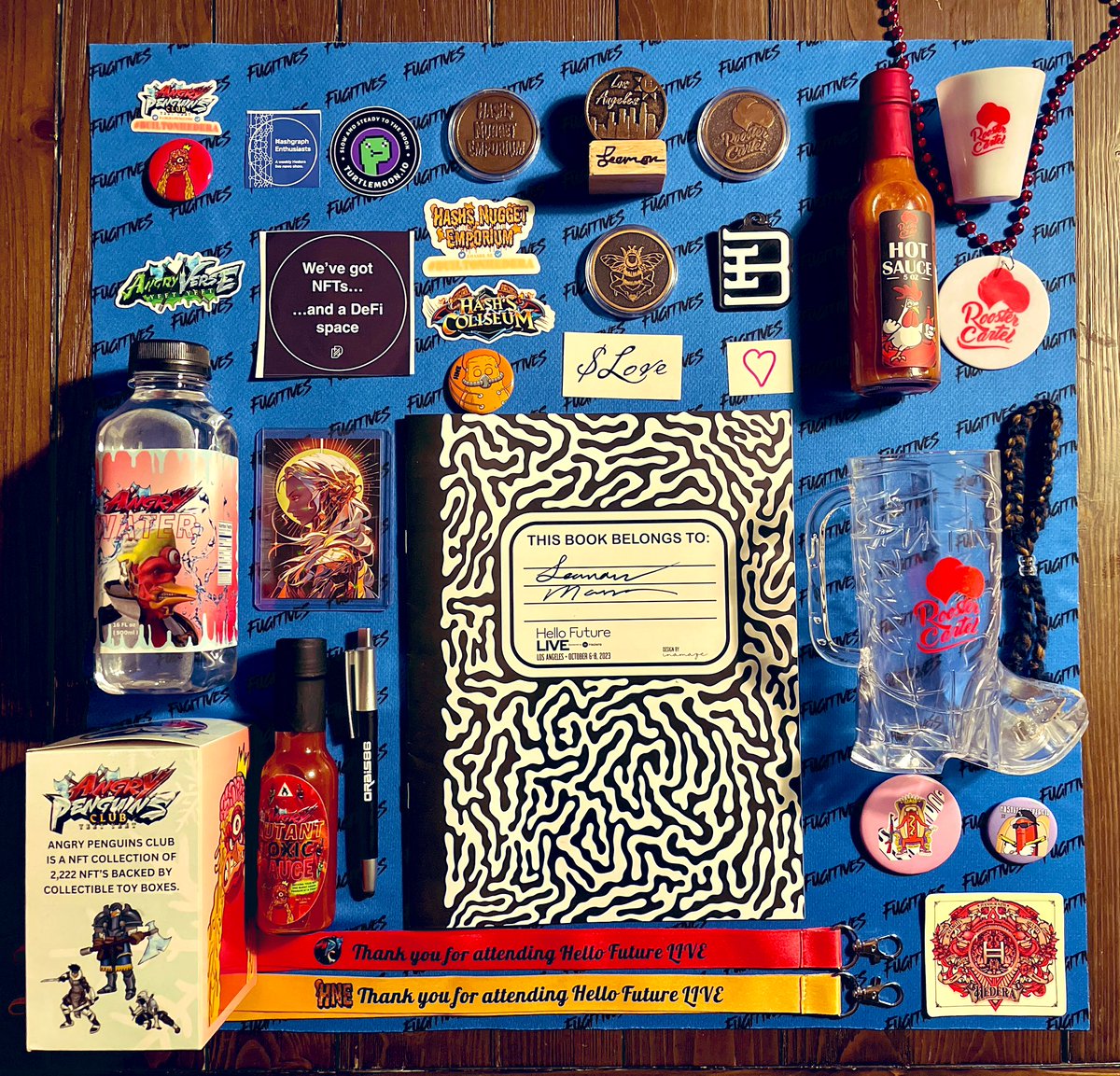 cyberskeletor69's tweet image. Secured a few physical 💎 #HBAR collectibles from the first ever @HelloFutureLive event in LA!  😍 TYSFM 🙏 LFG!!! 🚀

#HelloFutureLive #HBARbarians $HBAR #HBARNFTs