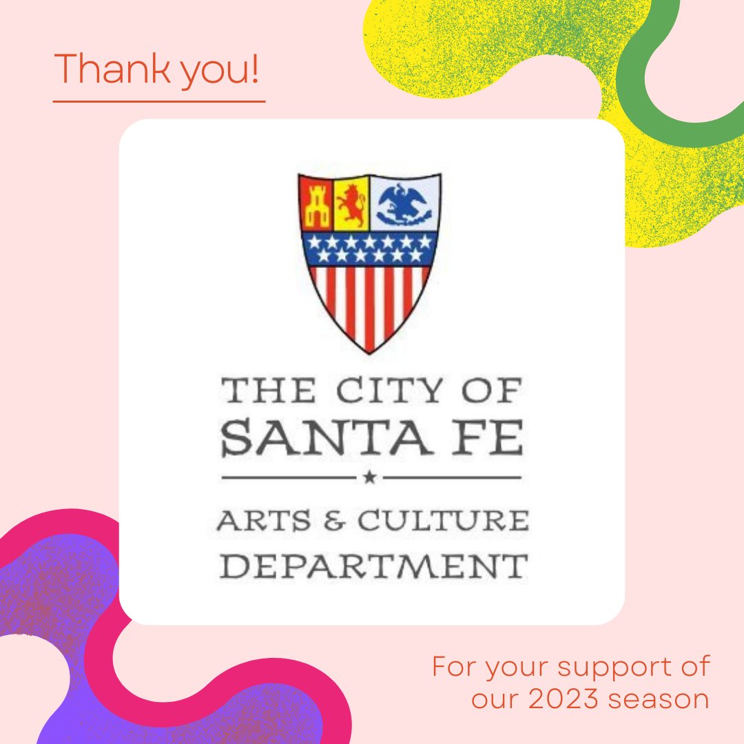 🎉Shout-out to our wonderful sponsor #SantaFe Arts and Culture Department. Our monthly events wouldn't be possible (or free!) without your kind support. If you or your organization would like to become a sponsor of our 2024 season, let us know!

#ArtWalkSantaFe #SantaFeNM