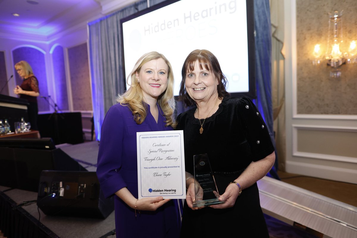 HiddenHearingIE's tweet photo. Elaine, who works full time in Crumlin Hospital, spends her free time helping others. Her expertise helped to run many projects while also aiding in running a charity under the @OrderofMaltaIRL to provide respite to families across Ireland. 

@nualacarey25
#HiddenHearingHeroes23 https://t.co/V6WGDg8PoU