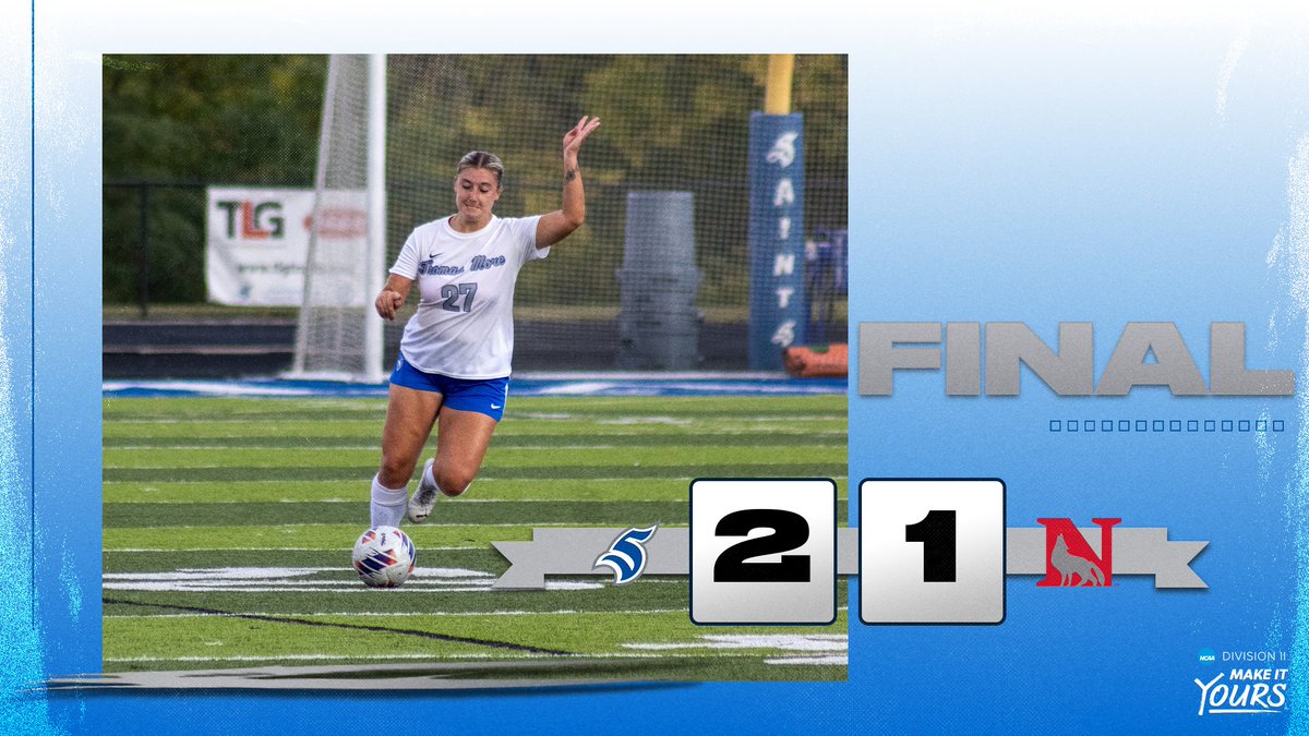 Women's soccer picks up a win in South Carolina over Newberry, 2-1.

#LetsGoSaints