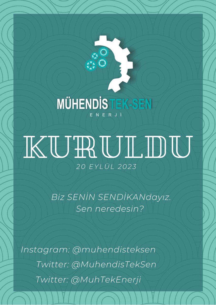 Dağda, ovada, bayırda, karada, denizde, havada emek veren Mühendisler ihmali hak etmiyor. Kariyer meslekleri içinde hak ettiğimiz yeri tekrar istiyoruz. 
#MuhendisTekSen bunun için kuruldu. Başlıyoruz.