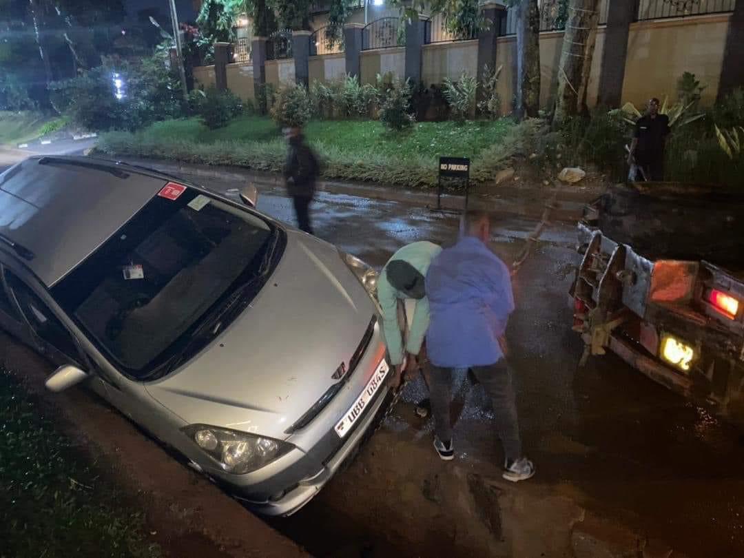 Brian Waako Survives Death After Car Accident in the Heart of  Kampala 