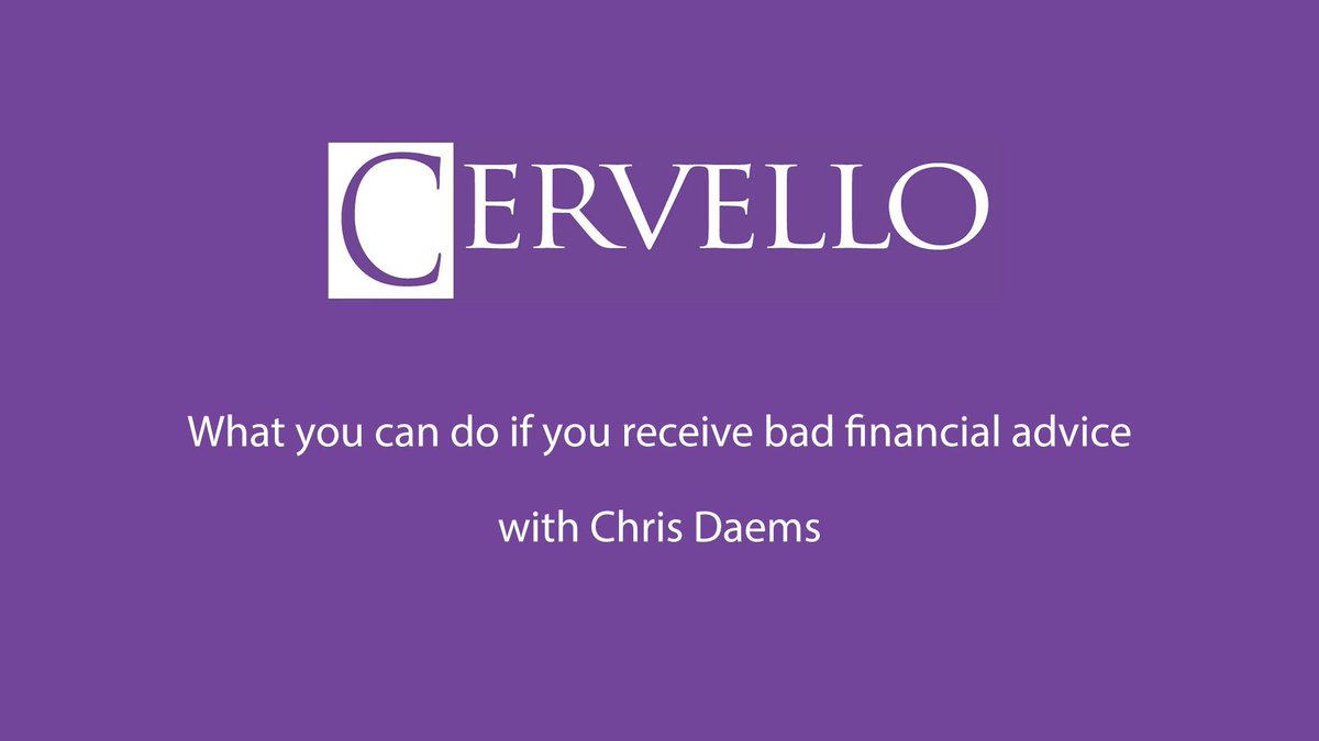 What you can do if you receive bad financial advice? buff.ly/3Wt8sYY #VIDEO #VIDEOS #FinancialFreedom #financial