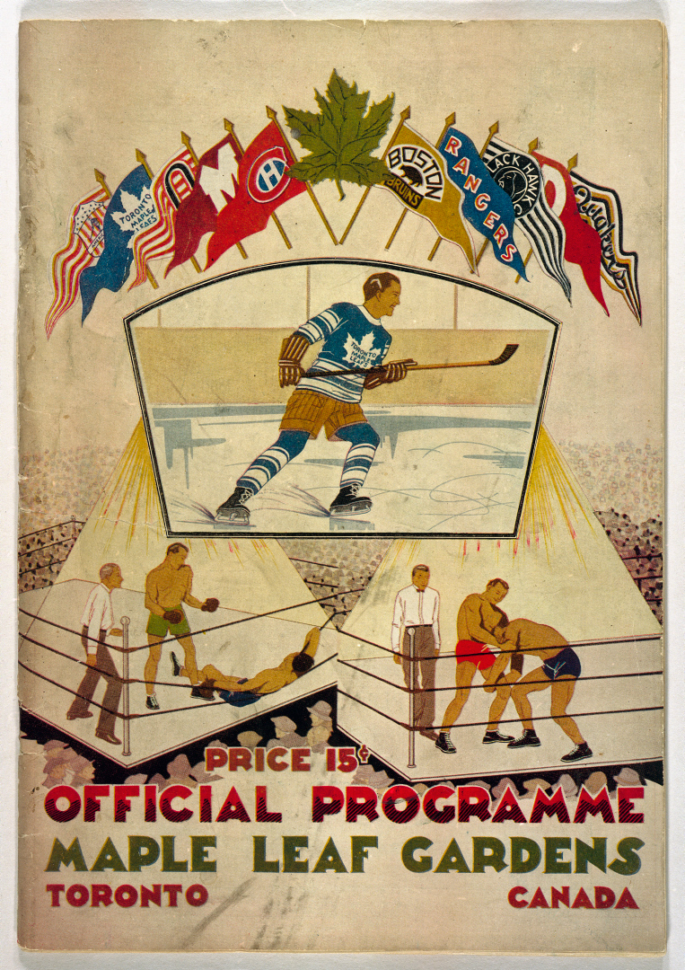 TorontoArchives's tweet photo. Season opener tonight against the Canadiens. Almost 92 years ago, on Nov. 12, 1931, the #Leafs opened their season with the first game at the Gardens (programme pictured). They lost 2-1 to the Blackhawks but won the cup that year. #Maybethisyear #TOHistory https://t.co/F2imLVEIig https://t.co/31GUAn9kWk
