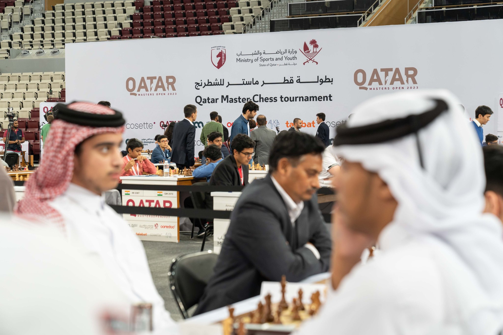 👑 Join us at Lusail Sports Arena for the Qatar Masters Open 2023, from  today until October 20th at 3 PM! 🌟 Free entrance for all chess…