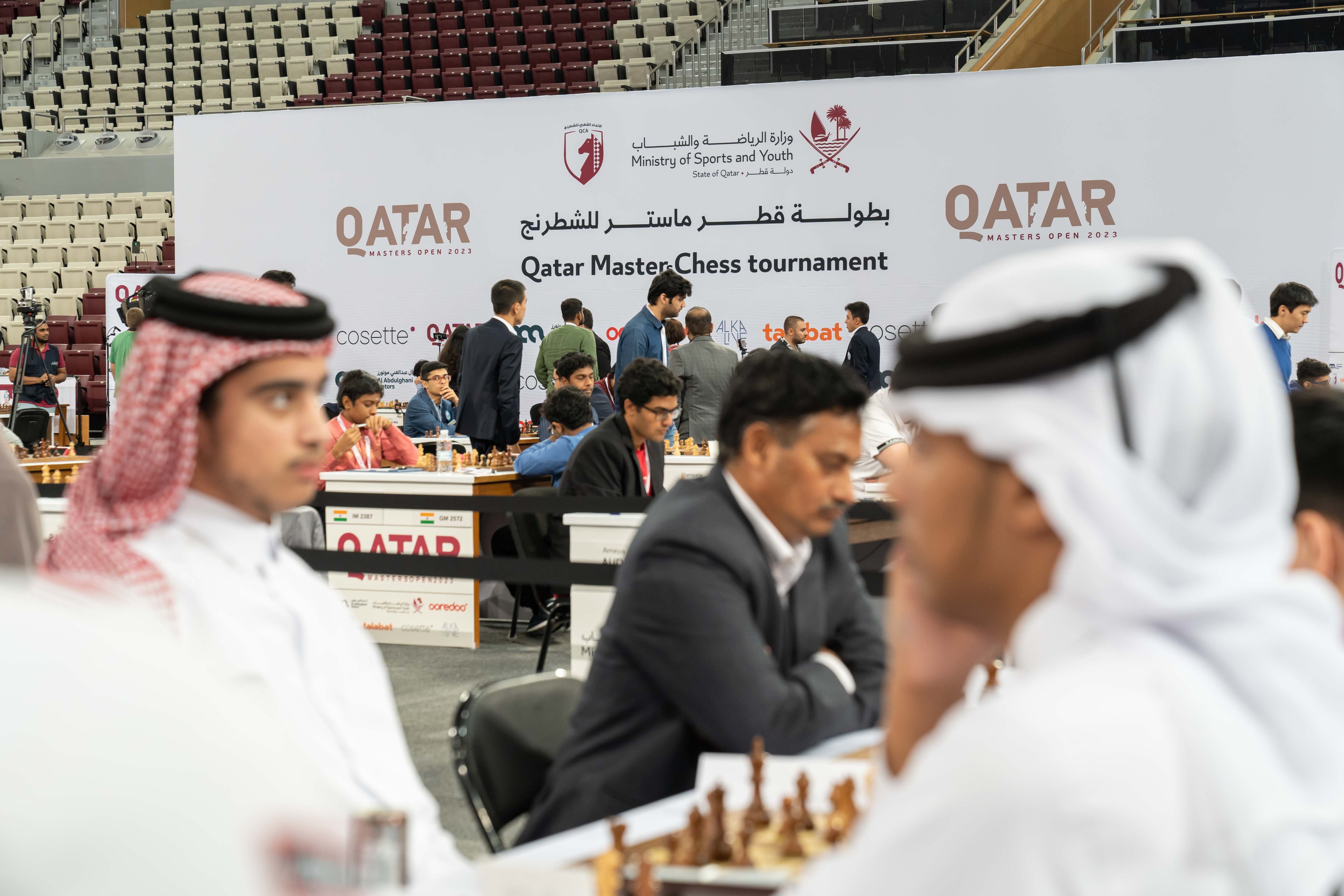 chess24.com on X: Round 5 of the #QatarMasters2023, the last before a rest  day, has begun!  #c24live  /  X