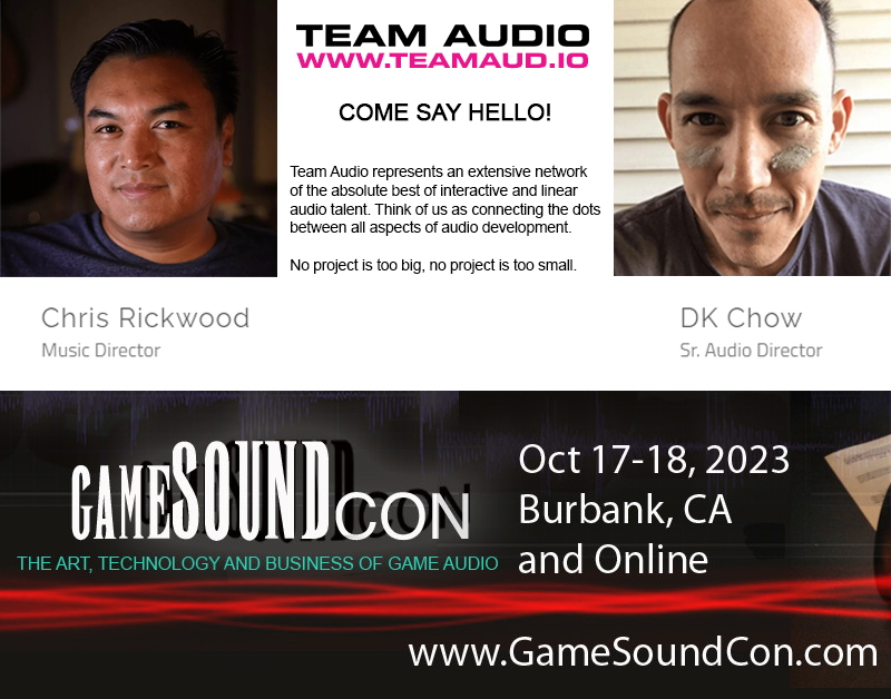 We're looking to meet up with other attendees at #GameSoundCon next week in LA! Both Chris and DK will be on the floor, so feel free to reply or send us a DM so we can schedule some time!! 🤝