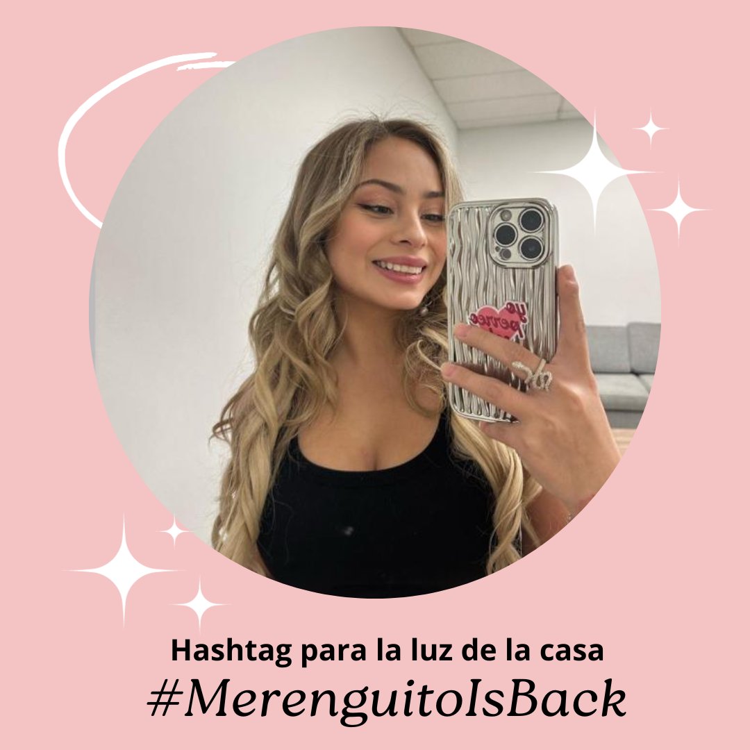team_jorleth's tweet photo. #MerenguitoIsBack 💋

Apoyemos a la Merenguita en este reingreso!!

 #GranHermanoCHV #LaResistenciaLulo #GranHermanoChile #TheLulosShow https://t.co/BfeSq6BJR3