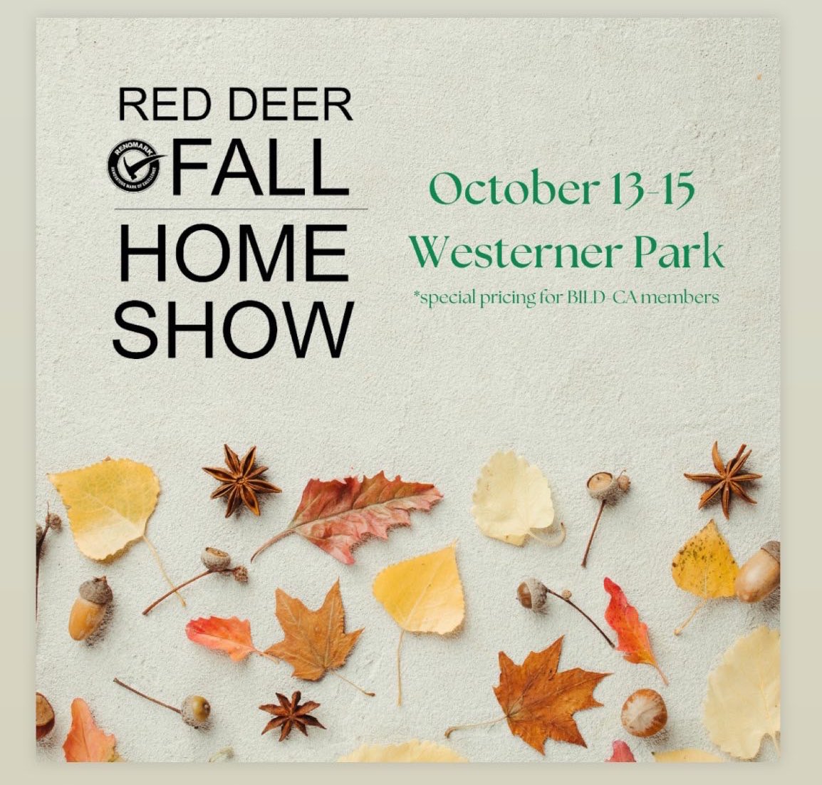 AbbeyPlatinum's tweet photo. Come find us at the Red Deer Fall Home Show this weekend at Westerner Park to discuss your ideas and needs when it comes to your home🏡 https://t.co/55RdnSYF3C