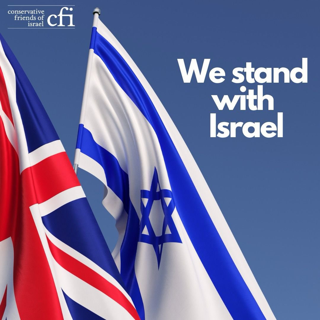 CFOA_UK's tweet photo. We stand with Israel -  @CFoI https://t.co/0ZChbUQU0Q