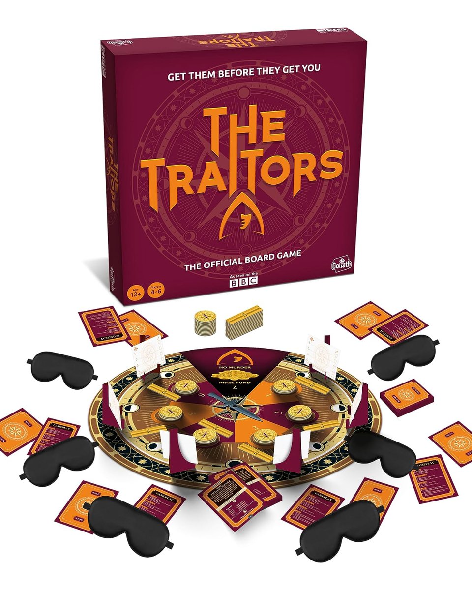 Play The Traitors at home with the new board game! Buy now 👉 amzn.to/3ZOkWxA #aff