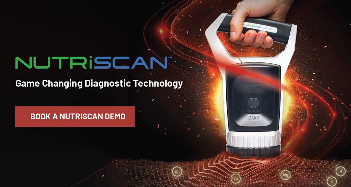 ATPNutritionLtd's tweet photo. NutriScan is a game changing diagnostic technology that gives you access to real-time, in-field monitoring of soil nutrient status using an easy-to-use, handheld tool – all in a matter of minutes. Want to learn more? BOOK A DEMO TODAY https://t.co/EVX6LyZL7s https://t.co/DA6sPJm3k6