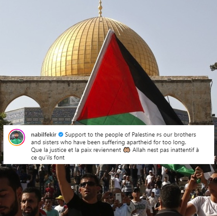FilGoal's tweet photo. نبيل فقير لاعب ريال بيتيس عبر حسابه على انستجرام 🗣️📲

"كل دعمي للشعب الفلسطيني لإخواننا واخوتنا الذين يواجهون التطهير العرقي منذ زمن بعيد"

"آمل بأن يعود العدل و السلام 🤲🏽، وما الله بغافل عما يعملون" https://t.co/Os9ex9U4dj