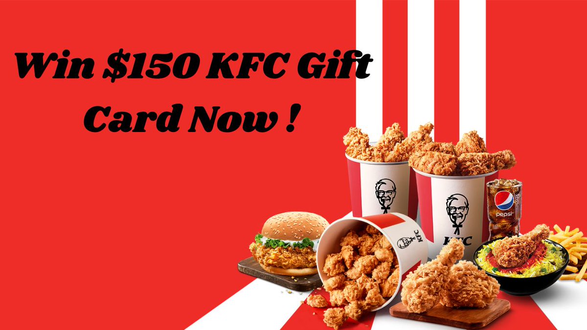 adn_al's tweet image. You Have a Chance to Win  $150 KFC Gift Card !
If You Are  Interested To Get Click The Link 
apricot18705166.brizy.site
#NationalComingOutDay #IsraelPalestineConflict #GoldenVocalistChoiJongho #StarTrekProdigy #Isarael #kfc #LeafsForever #TejRan