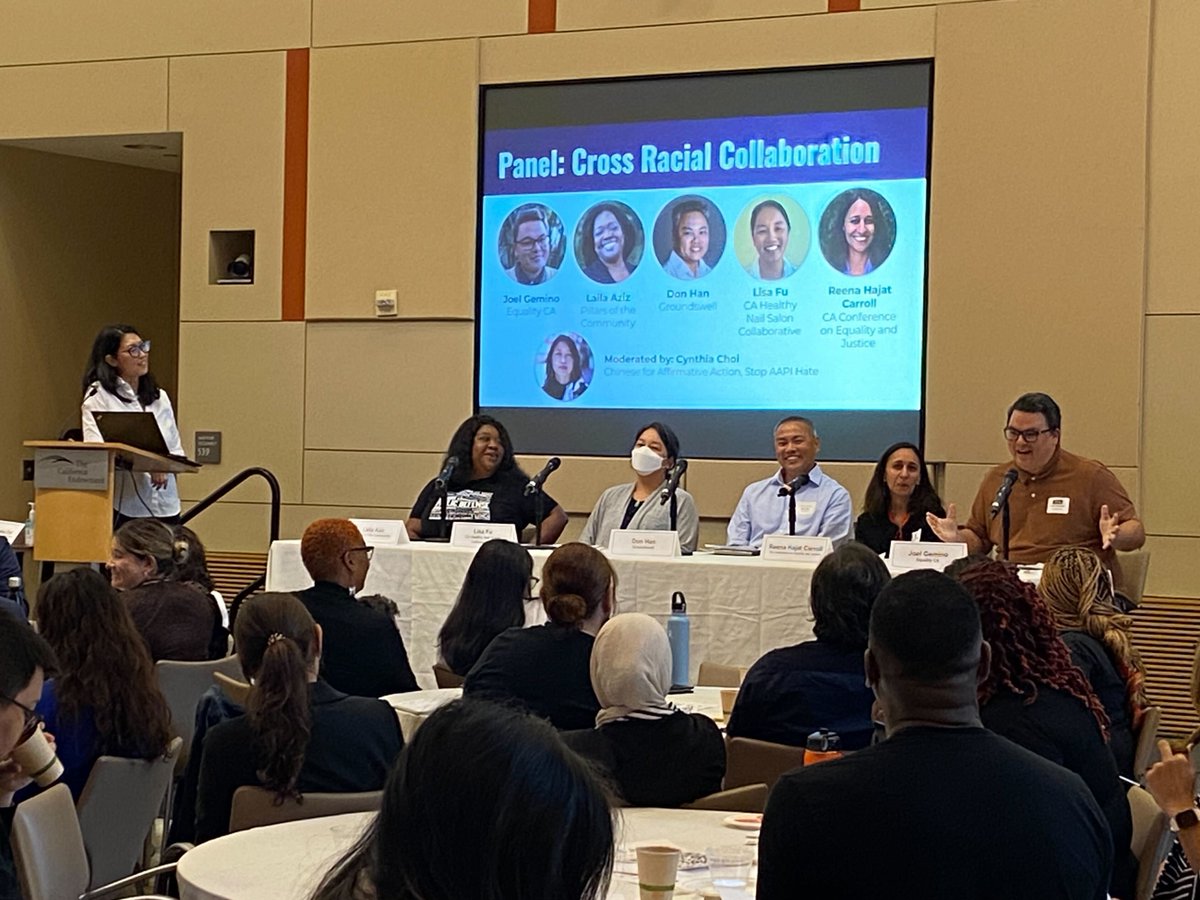 Yesterday, 200 orgs working in anti-hate convened in LA for the first-ever statewide #StoptheHateCA convening. We came away with a sense of solidarity and a recognition of the shared purpose that unites all of us -- to stop hate in its tracks. Highlights @ linkedin.com/feed/update/ur…