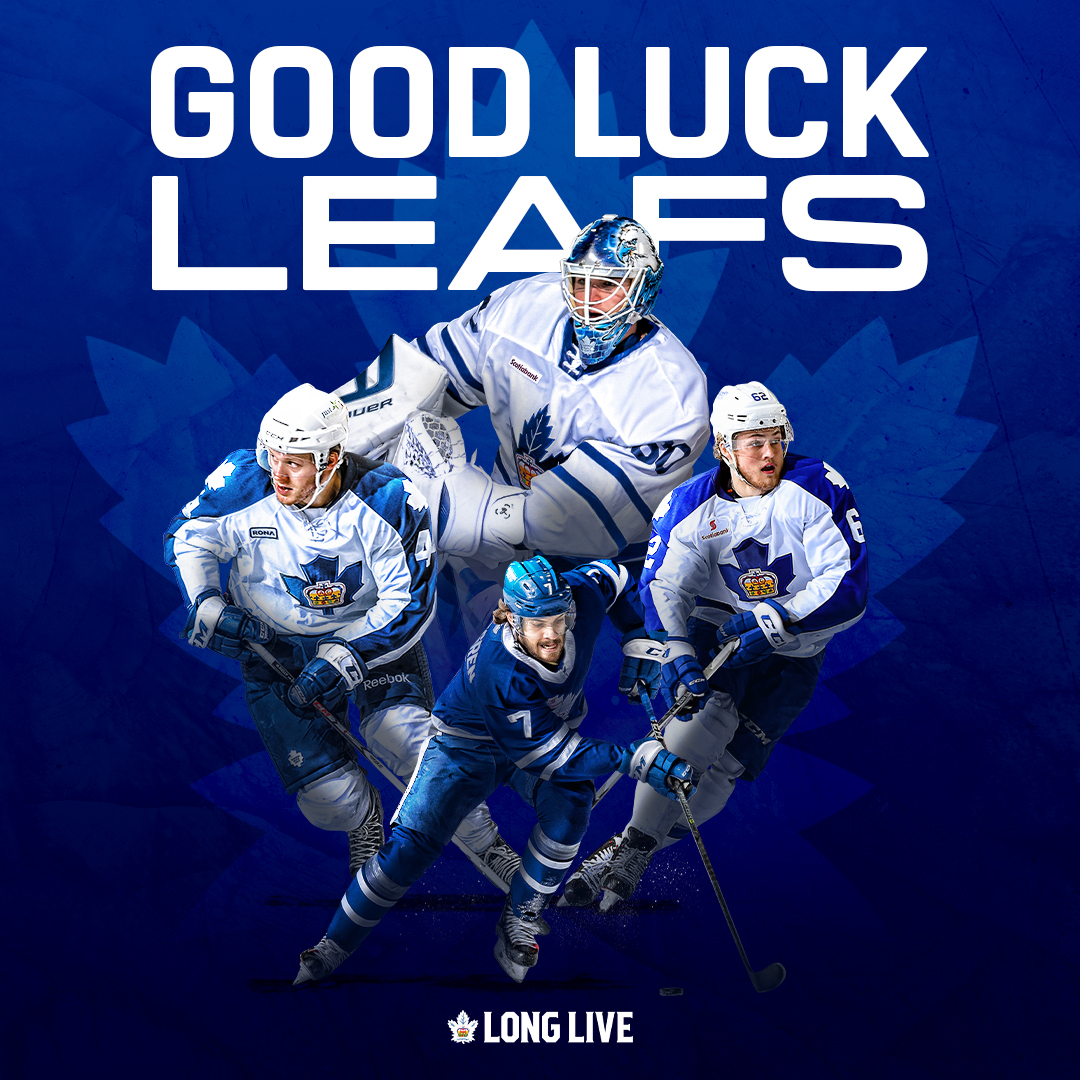TorontoMarlies's tweet photo. LET'S GO BUDS 💙

#LeafsForever x #LongLive https://t.co/k8QT0vncBS