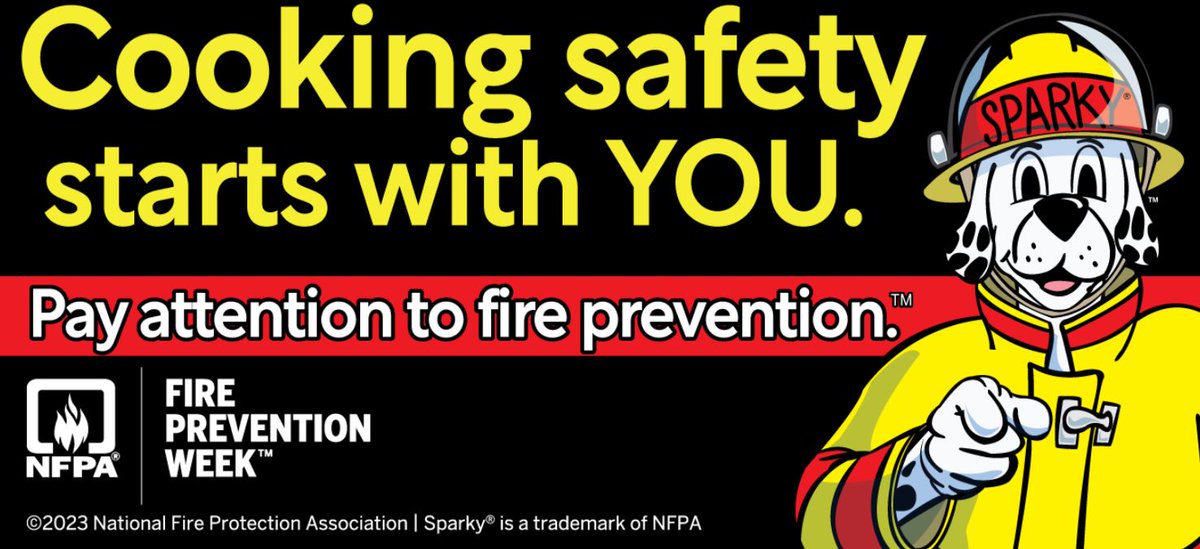 Fire Prevention Week matters!

Cooking equipment was the cause of 599 fires, 34 injuries, and 3 deaths in 2022 here in British Columbia.

As well in 2022, more residential fires originated in the kitchen more than in any other room.