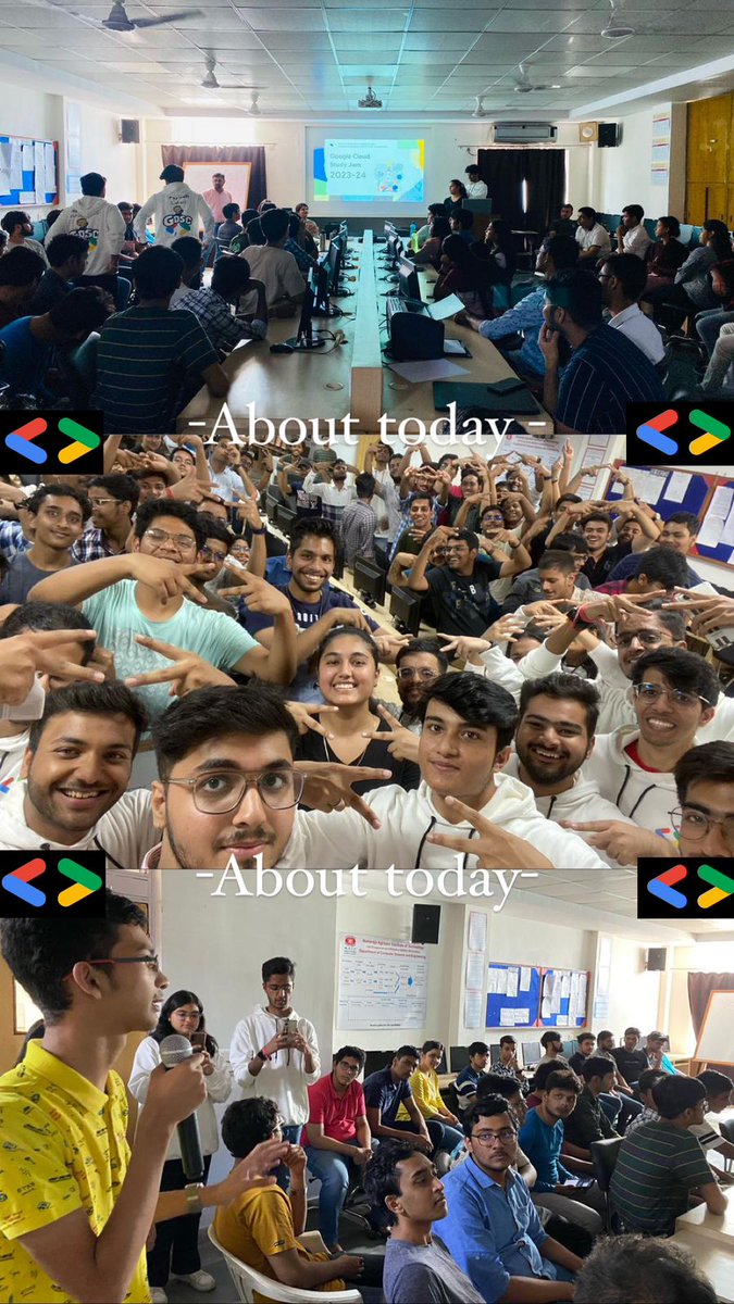 dsc_mait's tweet image. 🎉 Just wrapped up the Meet, Greet and Cloudbeat! 📚💻 Thanks to everyone who joined us for this insightful journey into the world of cloud computing. 🌐💡
#GoogleCloudStudyJam #CloudLearning #GDSC_MAIT