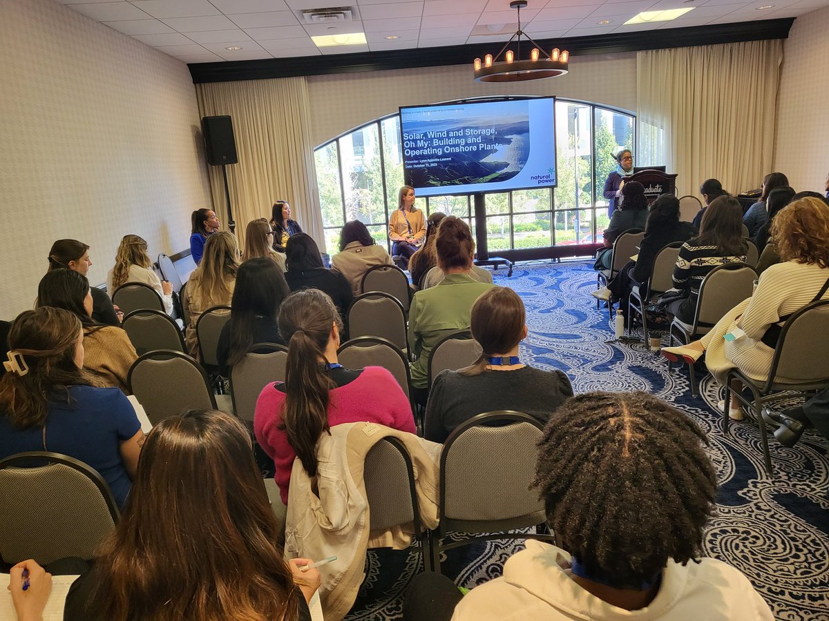 NoemiGallardo's tweet photo. Growing my community of sisters at the @WRISEnergy Leadership Forum! I'm humbled and honored to represent @CalEnergy and serve as Forum co-chair this year, helping reset, recharge and reconnect the #WRISE world. https://t.co/59OTUmrQFy