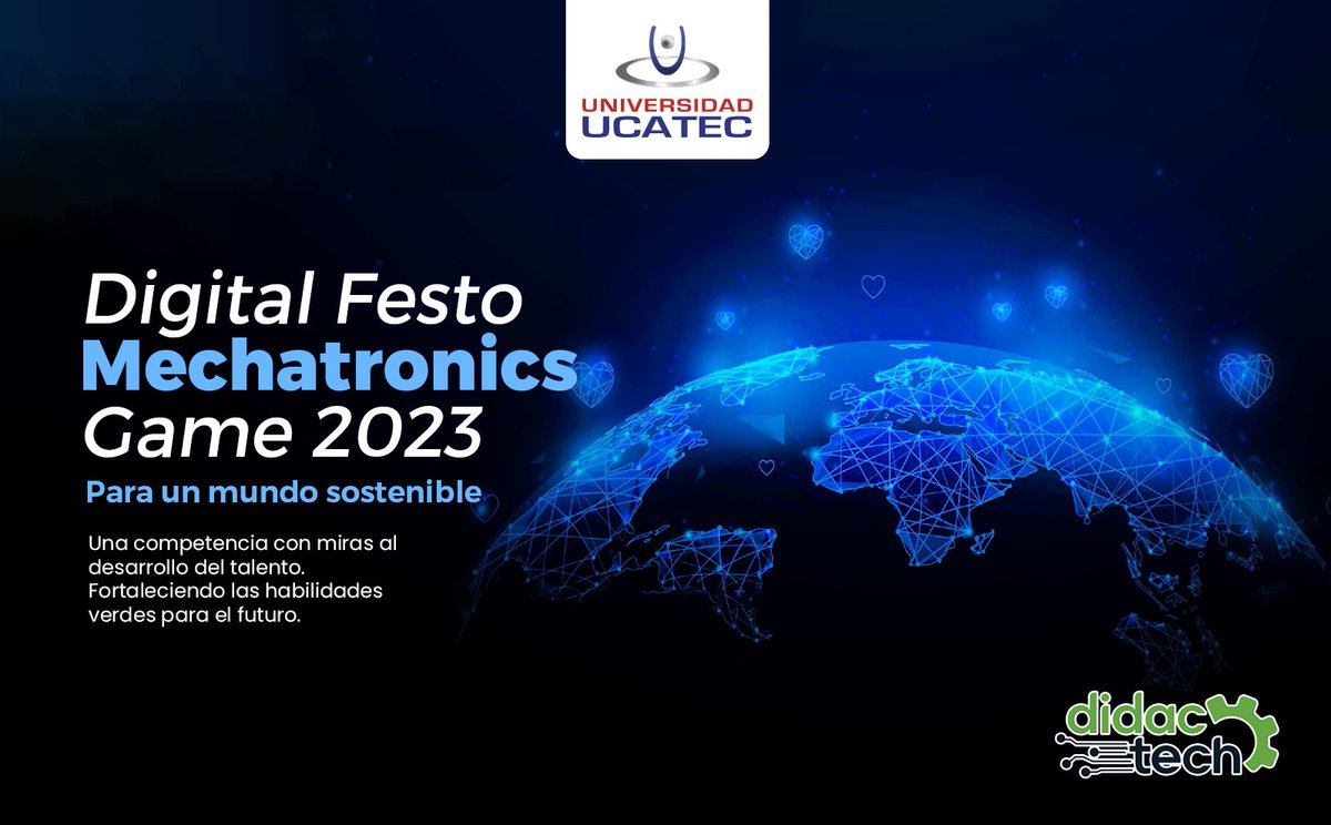 UCATEC's tweet photo. La UCATEC se prepara para participar en una de las competencias de ingeniería más prestigiosas del mundo: el Digital Festo Mechatronics Game 2023. 🏆🤖
https://t.co/ESUEzcIwR4
#DigitalFestoMechatronics #OlimpiadasDeMecatrónica #Ucatec https://t.co/nJ4E4SIYSk