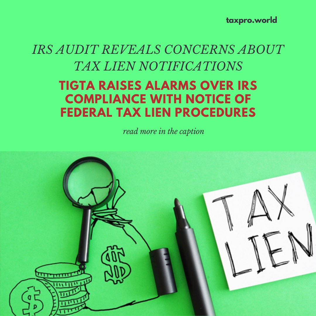 TIGTA's annual audit spotlights IRS shortcomings in notifying taxpayers about tax liens. The IRS didn't always mail NFTL copies and CDP appeal rights notices to last known addresses. Transparency and accuracy are vital in tax processes. #TaxLien #IRS #TaxNotifications