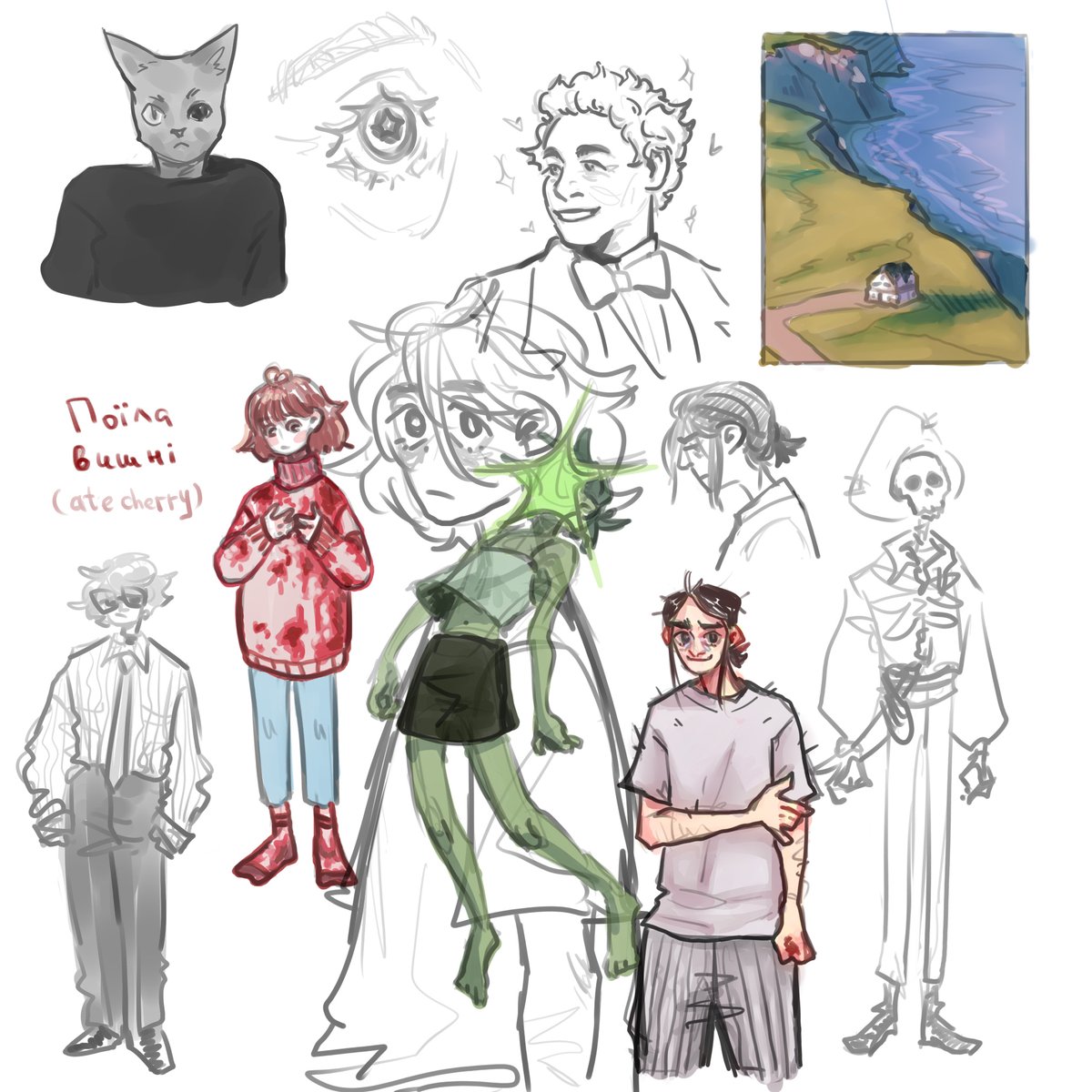 magicvu_'s tweet photo. little study sketches and just sketches https://t.co/07OqaatnGI
