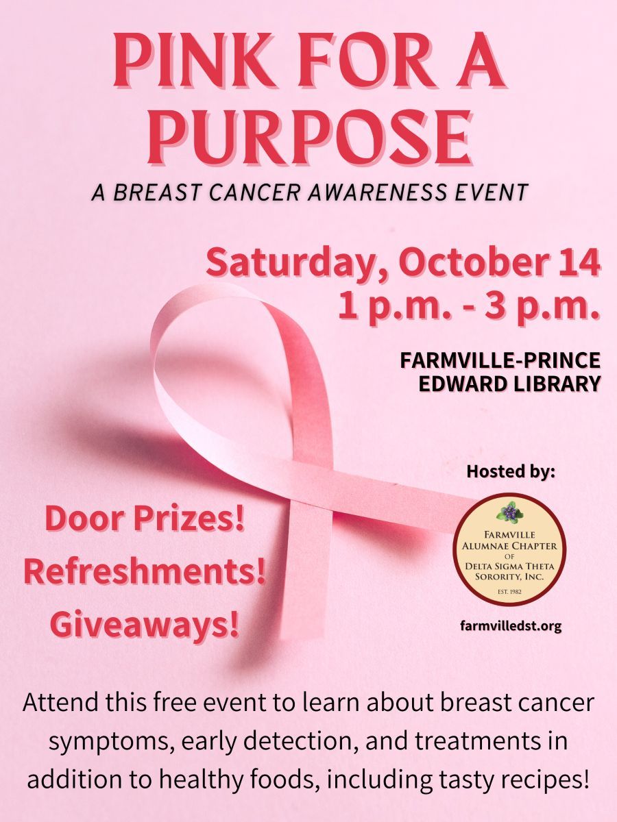 FVAevents's tweet photo. This Saturday, the @facdst hosts "Pink for a Purpose," a breast cancer awareness event. Get more info: https://t.co/RJygu7OFpX. #FVA https://t.co/jv3vTLvR0v