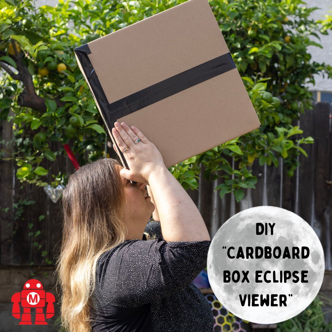 Prepping for the solar eclipse on October 14th? Search 'Cardboard Box Eclipse Viewer' on MakeZine.com to learn how to DIY a viewer for yourself, your family and your friends! Stay safe and get outside! 🌕🌖🌗🌘🌑🌒🌓🌔🌕